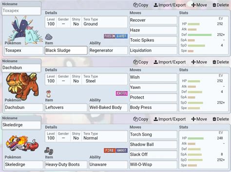 Rate my team! Gen 9 stall edition (check comments) : .